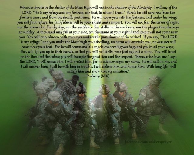 Psalm 91 - soldiers