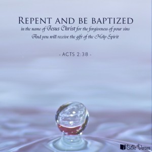 repent and be baptized